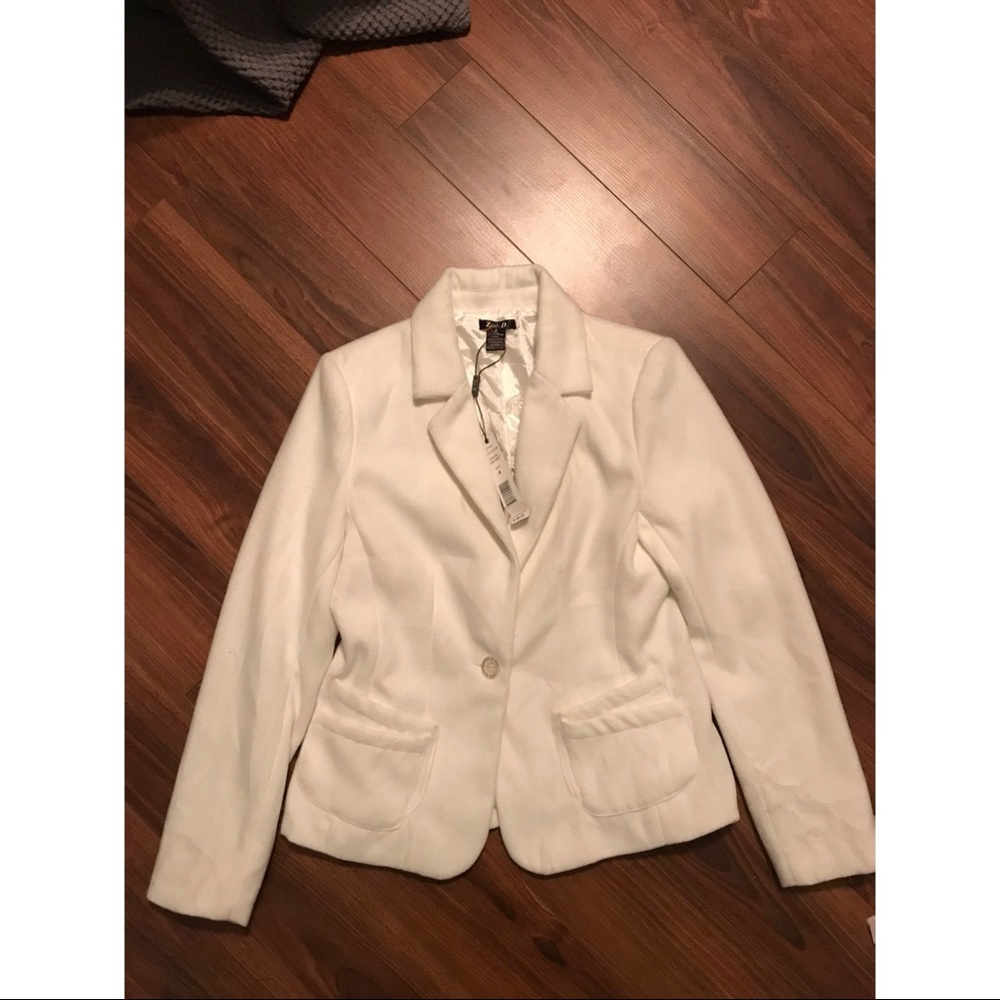 Zoe D Cream Blazer New With Tags Size 4